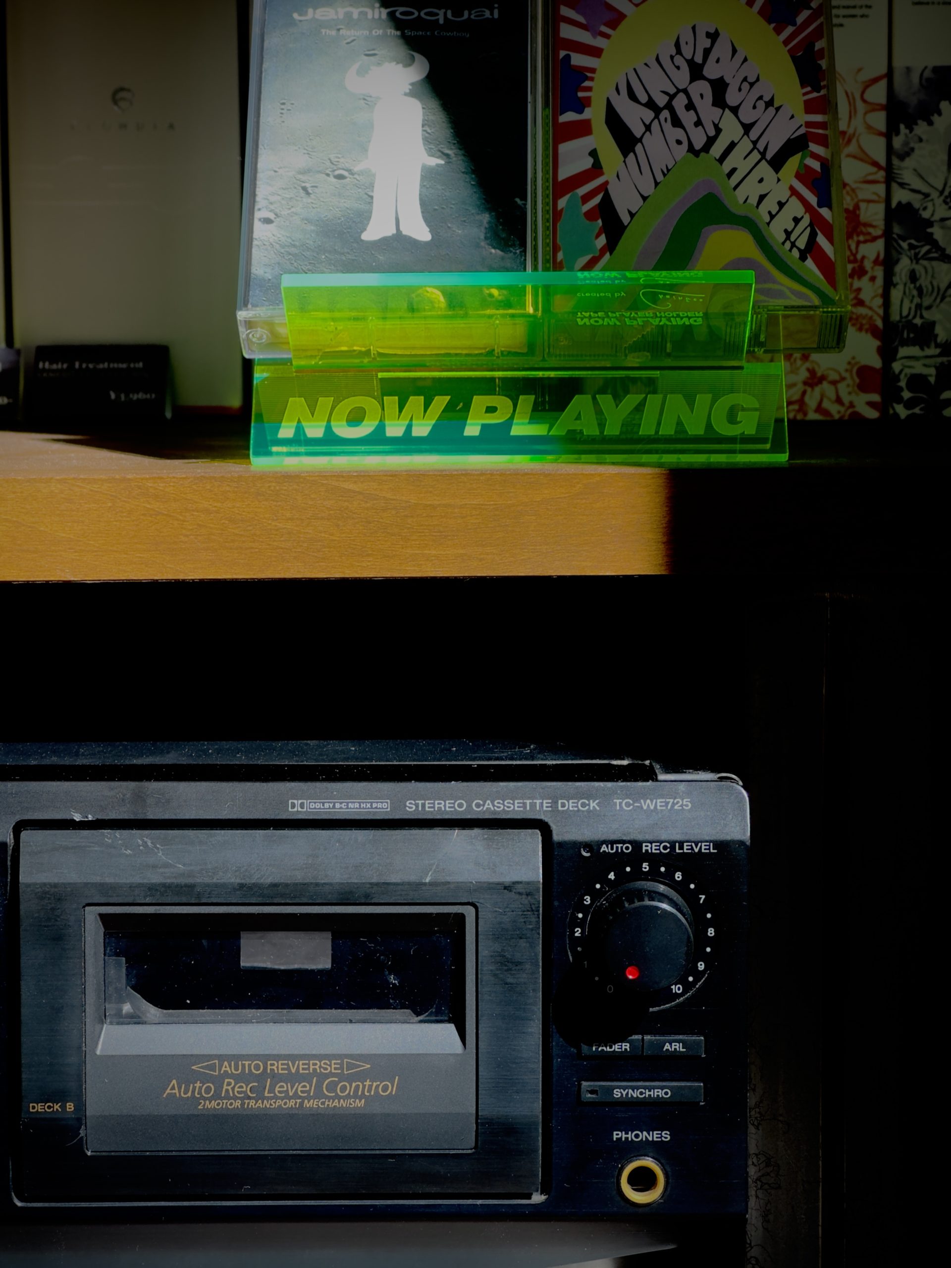 カセットデッキ 買いました