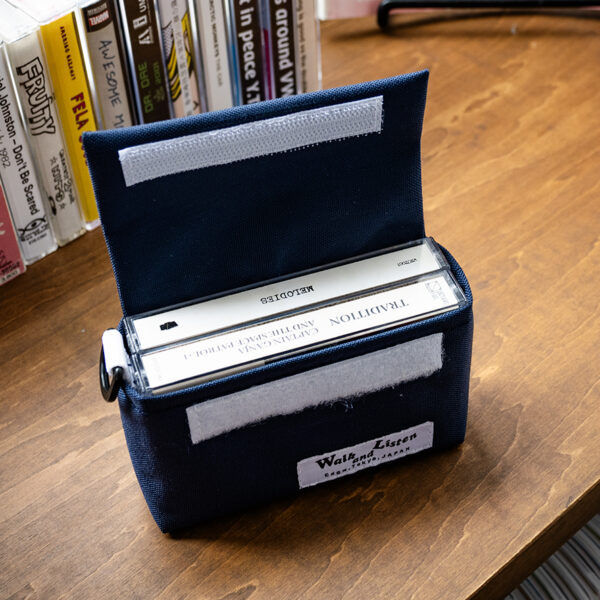 Cassette Tape Pouch/CORDURA(Navy)