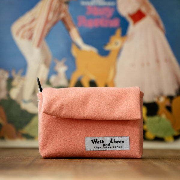 Cassette Tape Pouch(Salmon pink)