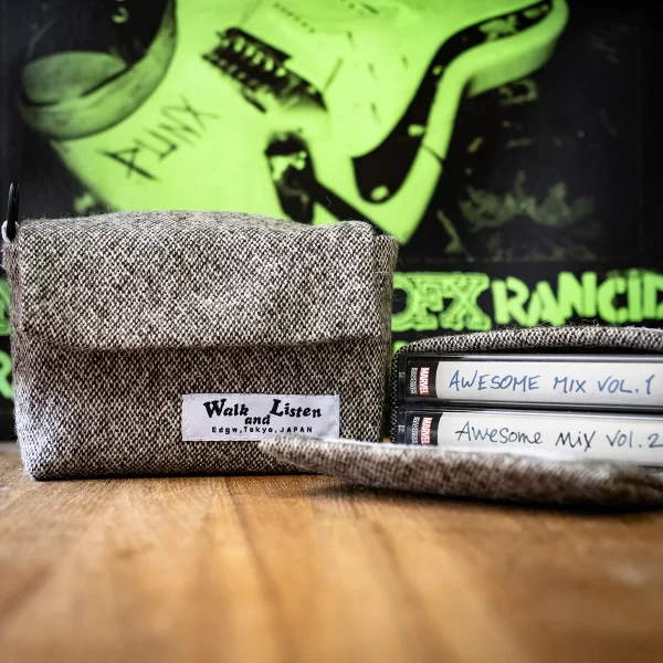 Cassette Tape Pouch(Brown)