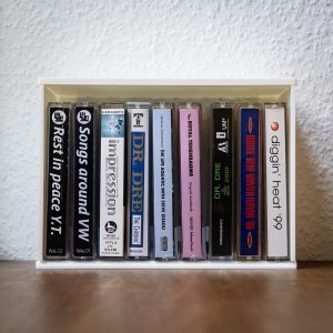 Cassette Tape Shelf Kit [White]