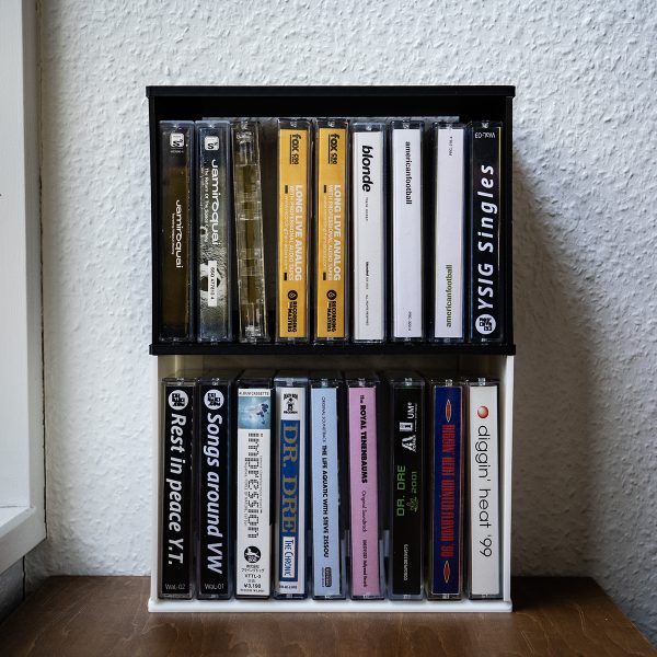 Cassette Tape Shelf Kit - Double Pack[White x Black]